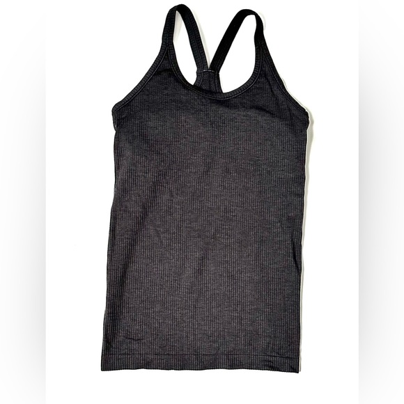 lululemon athletica Tops - Lululemon Ebb to Flow Tank Top Dark Grey